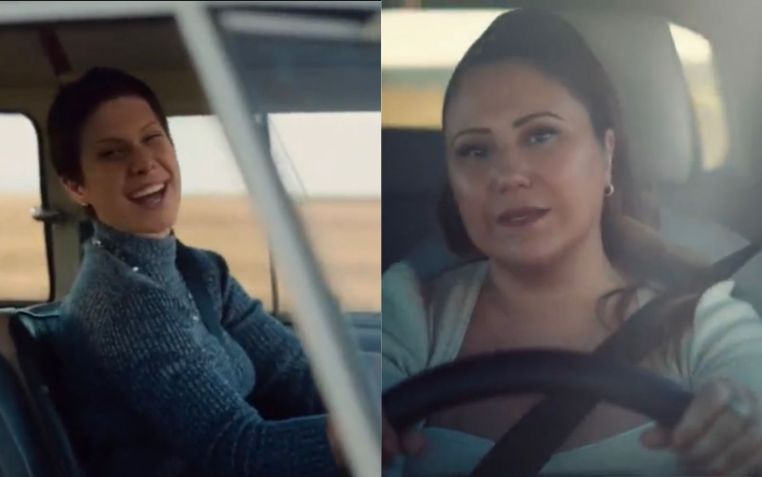 Elis Regina e Maria Rita em propaganda da Volkswagen • Reprodução/Volkswagen