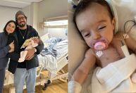 Thaila Ayala desabafa sobre cirurgia da filha de 2 meses: “10 dias mais longos”