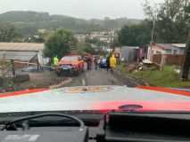 Município de Sobradinho, um dos mais afetados pelo granizo do ciclone no RS