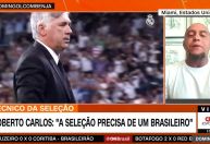 Roberto Carlos no Domingol: “Não acredito que Ancelotti tenha assinado com CBF”