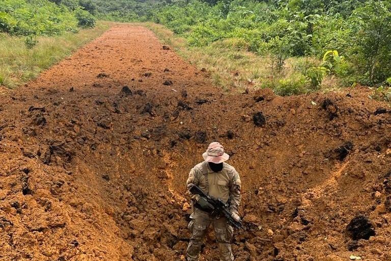 Forças Armadas destroem pista de pouso clandestina em Terra Yanomami / Reprodução
