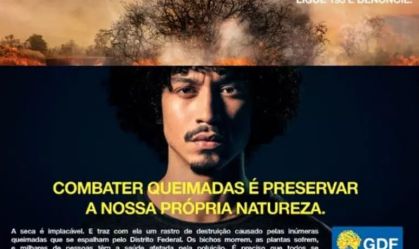 Governo do Distrito Federal associa cabelo ‘black power’ a queimadas e gera questionamentos