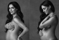 Grávida de Neymar, Bruna Biancardi exibe barriga em ensaio fotográfico