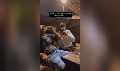Aloísio Chulapa e Adriano Imperador comemoram vitória do São Paulo