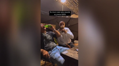 Aloísio Chulapa e Adriano Imperador comemoram vitória do São Paulo