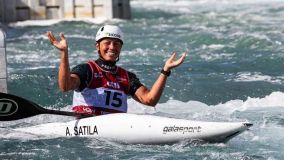 Ana Sátila ficou em quinto lugar no Mundial de canoagem Slalom e conquistou sua vaga nas Olimpíadas