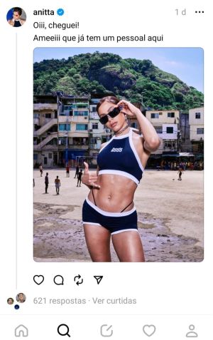 Anitta interage com seus seguidores / Reprodução / Threads
