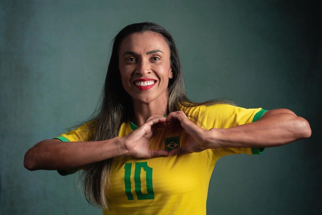 Marta, jogadora do Brasil, é a maior artilheira Copa do Mundo