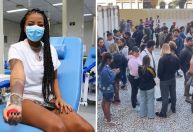 Fãs lotam Hemorio para doar sangue em troca de ingressos para show de Ludmilla