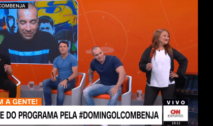Churrasquinho no estúdio da CNN