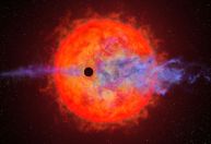 Telescópio Hubble registra atmosfera de planeta sendo destruída por uma estrela