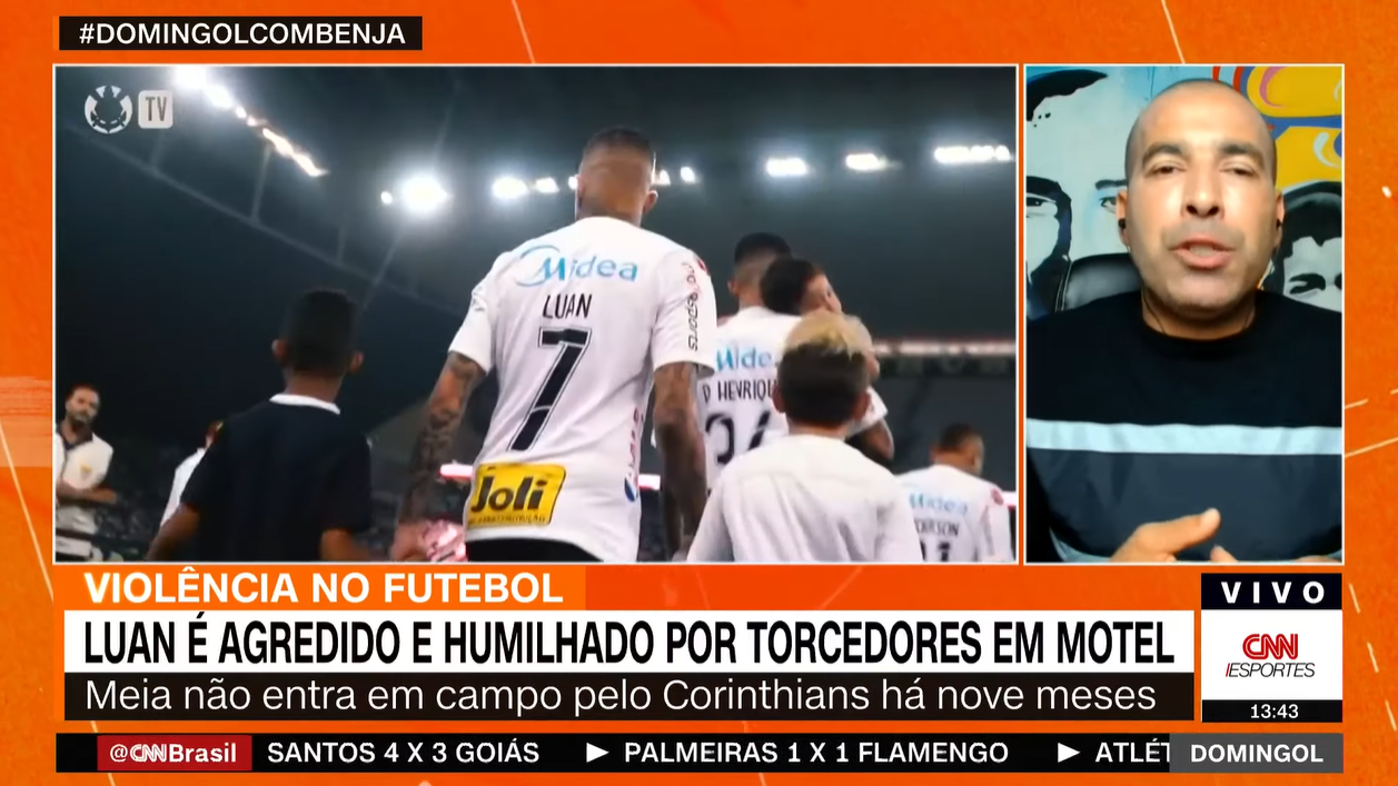 Emerson Sheik comenta passagem de Luan pelo Corinthians