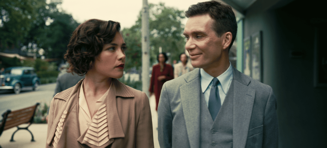 Florence Pugh e Cillian Murphy em "Oppenheimer" / Divulgação/Universal Pictures