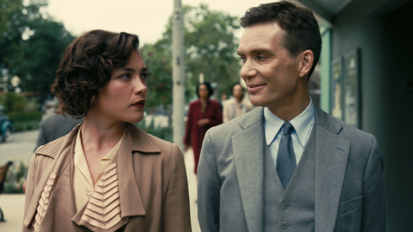 Florence Pugh e Cillian Murphy em "Oppenheimer" / Divulgação/Universal Pictures