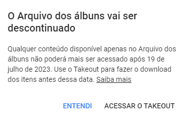 Arquivo dos álbuns será descontinuado / Reprodução