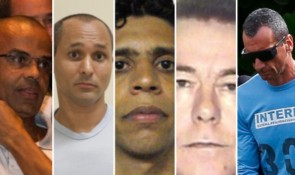 Marcola, Fernandinho Beira-mar, Cabeça, Branca, Nem da Rocinha e Marcinho VP