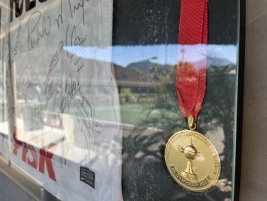 Medalha de campeão da Libertadores pelo Corinthians