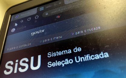 Página do SISU na internet