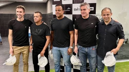 Rafael Miranda, Sérgio Araújo, Mancini, Paulo Roberto Prestes e Euller