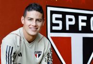 James Rodríguez no São Paulo: veja as primeiras imagens do colombiano no CT