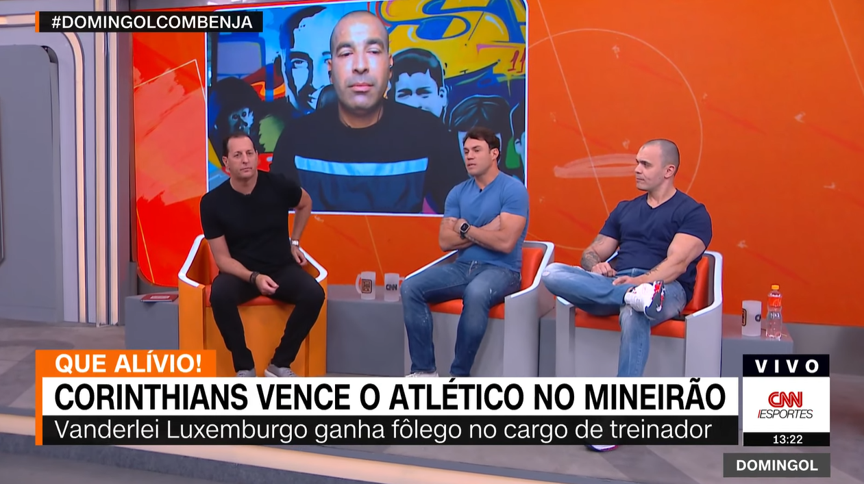 Domingol com Benja comenta vitória do Corinthians sobre o Atlético-MG