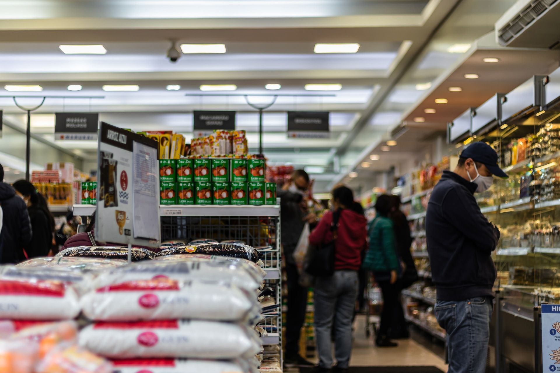 Supermercado alimentos cesta básica inflação compras consumo varejo