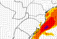 Frente fria provoca ventos fortes e ondas de até 4,5 m no Sul e Sudeste; Inmet alerta para novo ciclone