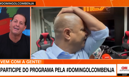 Marcelinho Carioca zoa o apresentador Benjamin Back