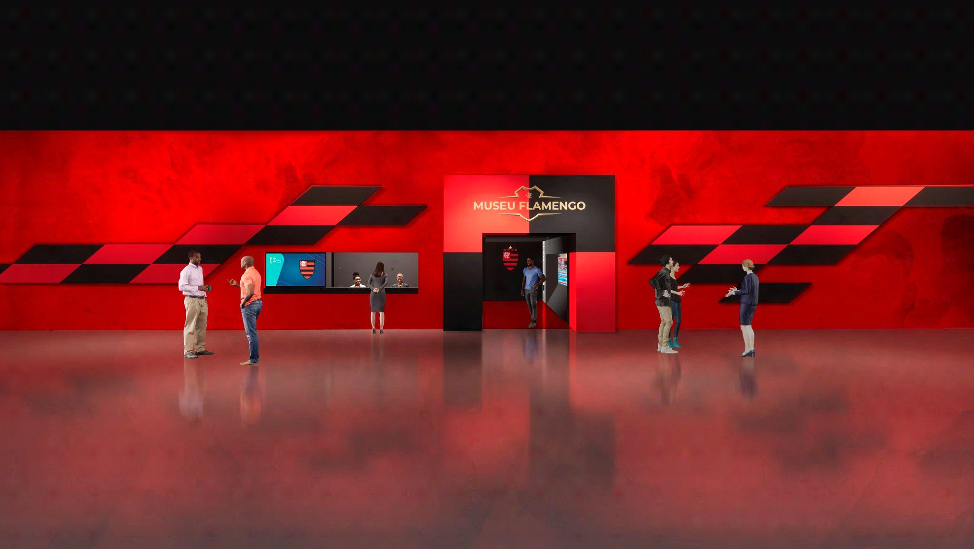 Projeto da fachada do Museu Flamengo