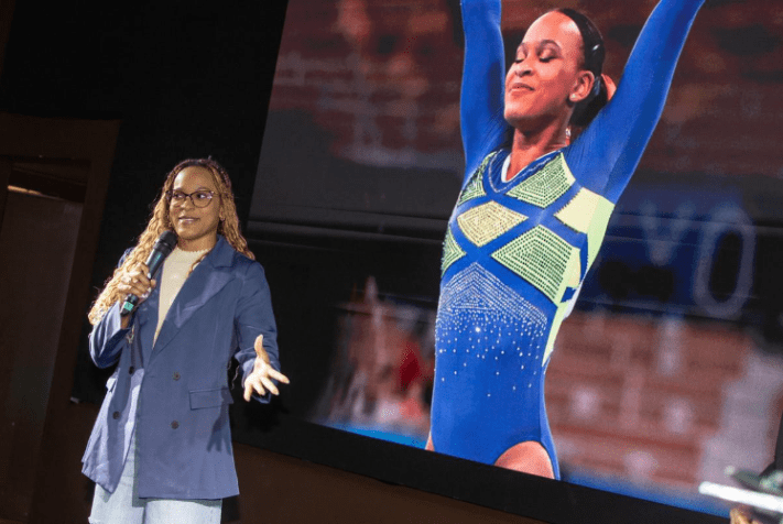 Rebeca Andrade, atleta da Ginástica Artística. / Fábio Risnic/COB