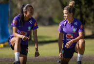 Seleção Brasileira faz primeiro treino em preparação para a Copa do Mundo Feminina