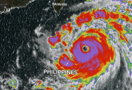 Tempestade no Pacífico vira supertufão e vai em direção às Filipinas com ventos de 240 km/h