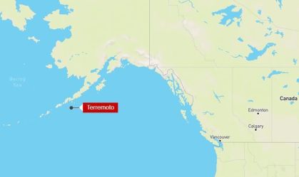 Terremoto de magnitude 7,2 atinge a costa sul do Alasca