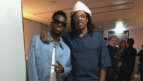 Vini Jr. e Jay-Z em foto recente