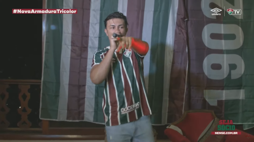 Rapper Xamã é torcedor fanático do Fluminense