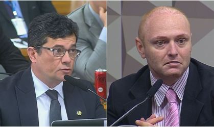 Hacker diz que Moro é "criminoso contumaz"; senador responde: “Bandido”