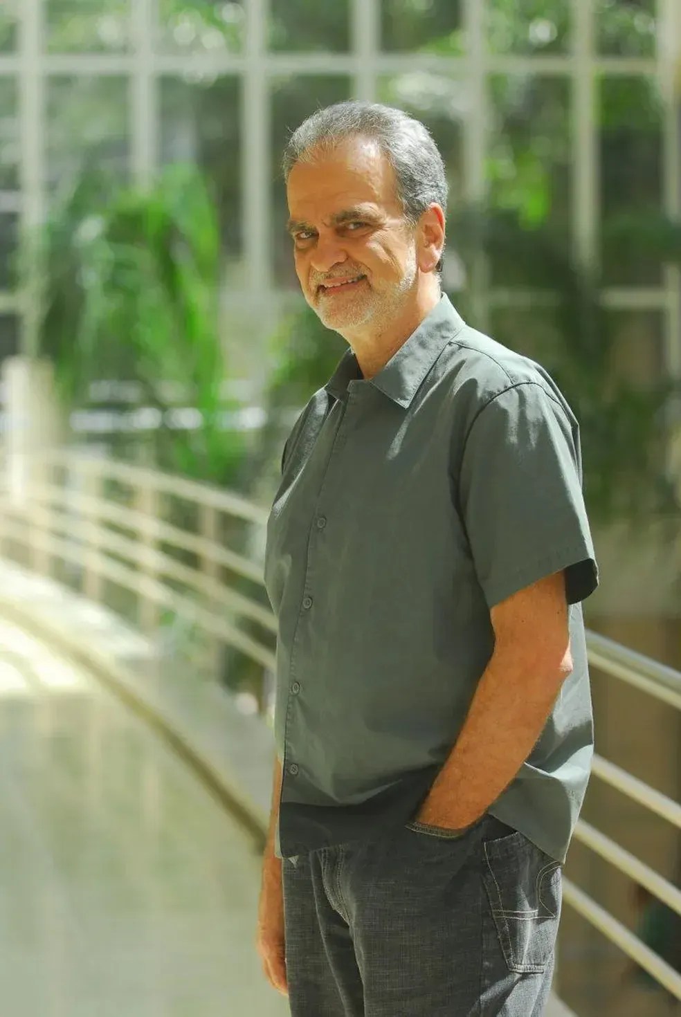Jornalista Maurício Kubrusly. / Memória Globo