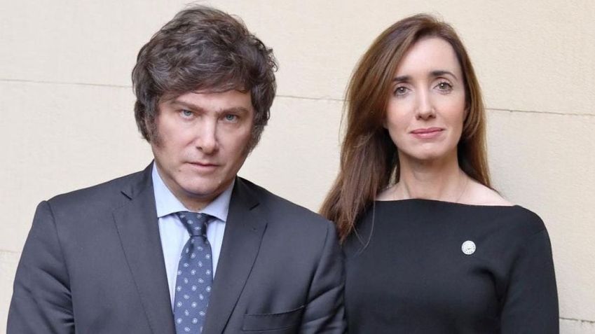Javier Milei e Victoria Villarruel, novos presidente e vice-presidente da Argentina / Reprodução/Instagram