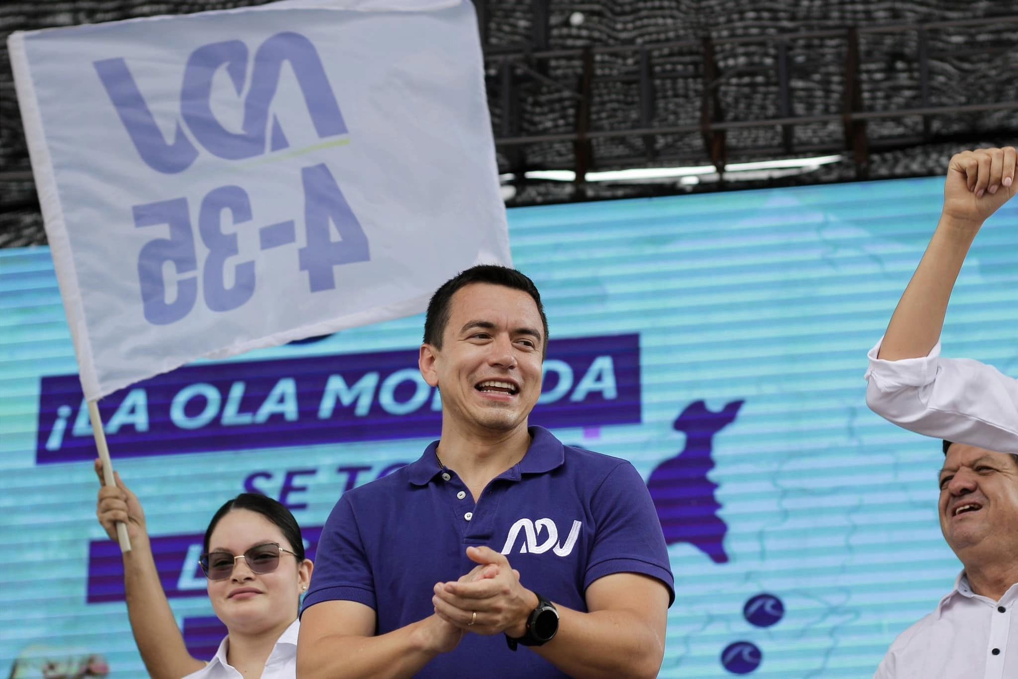Daniel Noboa é candidato a presidente do Equador
