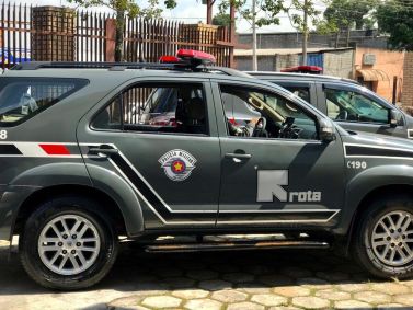 Viatura policial da Rota (Rondas Ostensivas Tobias de Aguiar)