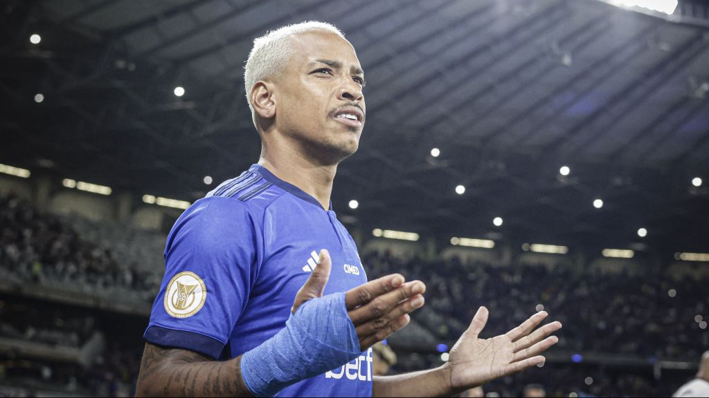 Matheus Pereira antes de Cruzeiro x Botafogo