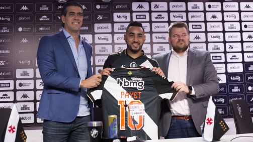 Dimitri Payet foi apresentado nesta sexta-feira (18) pelo Vasco