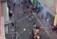 Usuários e traficantes de droga se envolvem em confusão com a GCM na região da Cracolândia