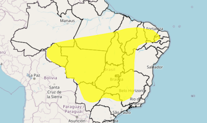 17 estados do Brasil estão sob alerta de baixa umidade, diz Inmet