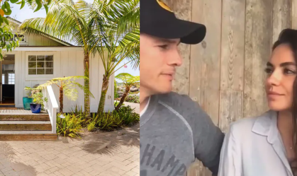 Ashton Kutcher e Mila Kunis anunciam casa de hóspedes no Airbnb de graça