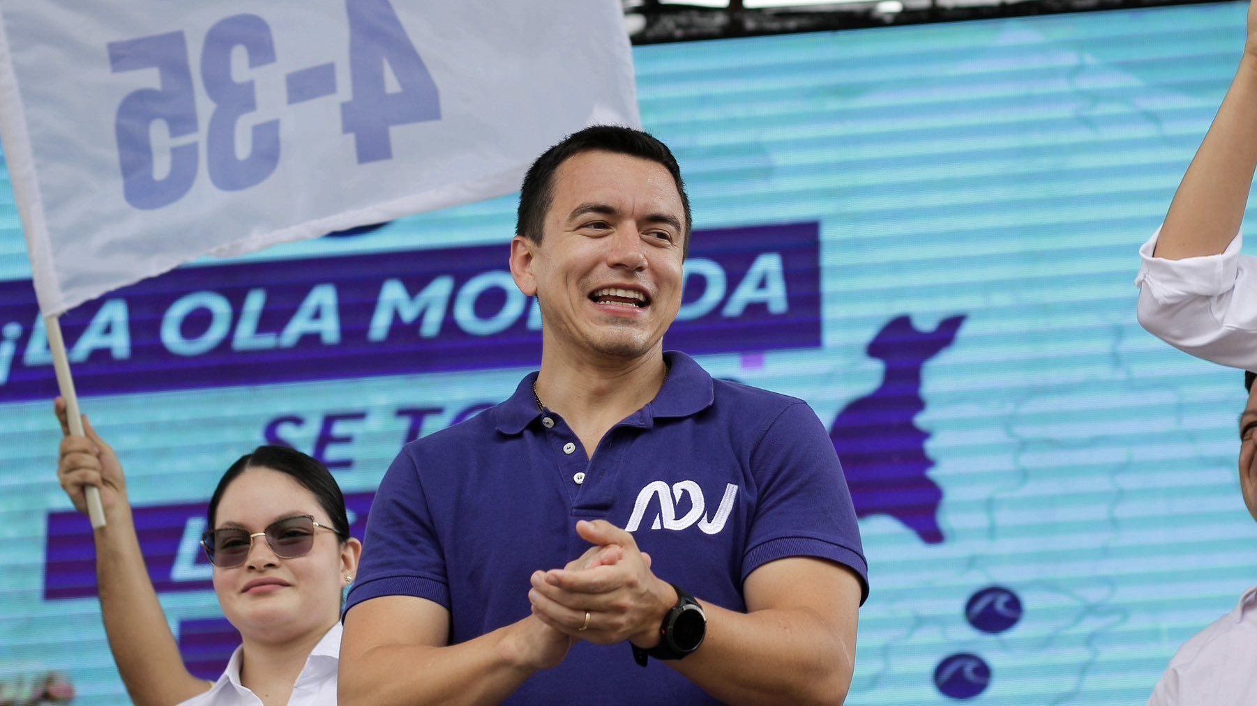 Daniel Noboa Azin, candidato à Presidência do Equador • Divulgação
