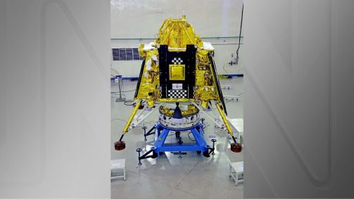 Módulo lunar Chandrayaan-3, da Índia