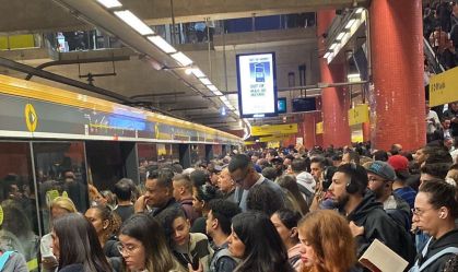 Linha 4-Amarela tem problemas de operação após apagão