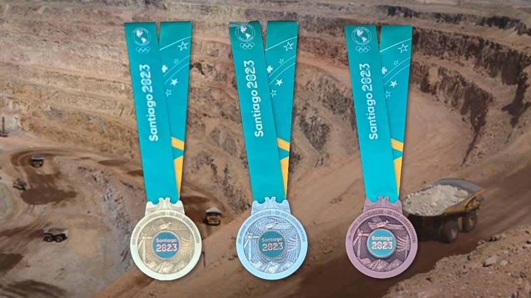 Medalhas dos Jogos Pan-Americanos de Santiago / fotos/AMSA