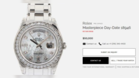 Rolex de ouro branco citado como parte do segundo conjunto de joias